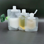 sac dosseret transparent moderne rechargeable étanche pliable 100ml 50ml 30ml cosmétique voyage