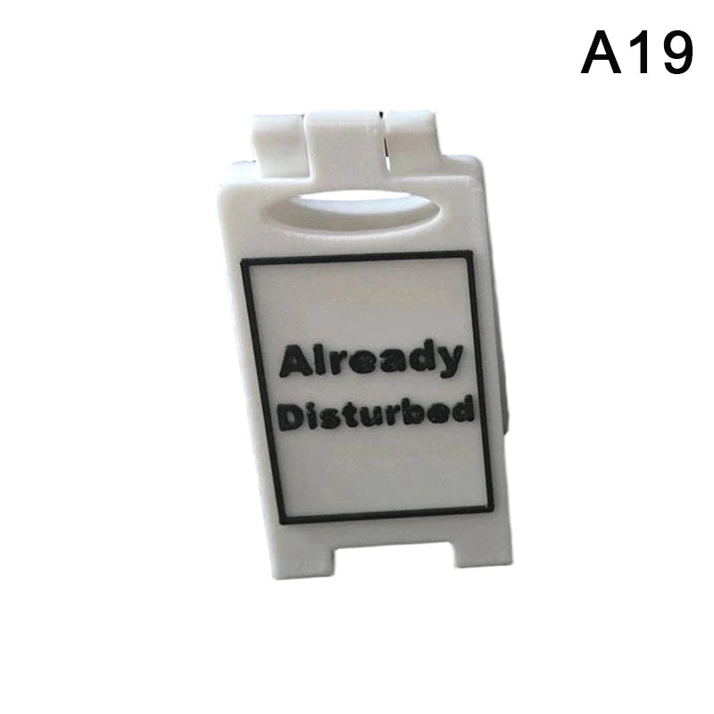 plaque signalisation humour clips texte imprimé travailler moderne blanc rouge