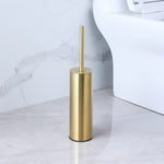 brosse wc inoxydable moderne blanche noire argent or support mural pieds