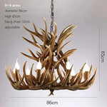 lustre suspendu rustique boisé marron clair ampoules incandescence sans ombre bras