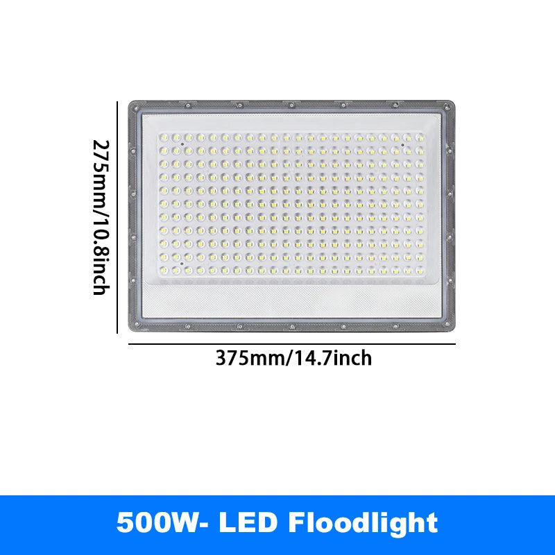projecteur led gris moderne ip66 220v 50w 100w 200w 300w 500wextérieur