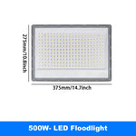 projecteur led gris moderne ip66 220v 50w 100w 200w 300w 500wextérieur