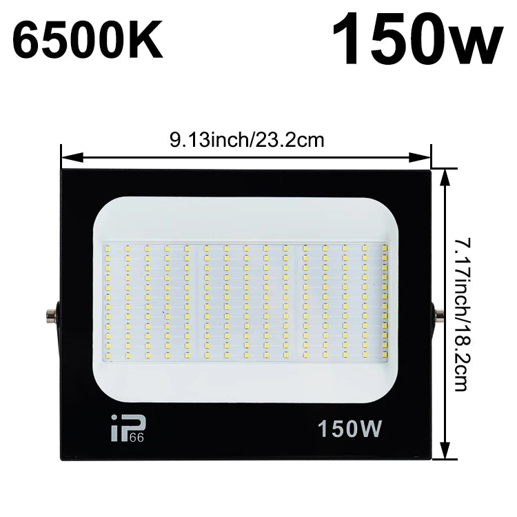 projecteur led moderne 6500k rgb étanche garage extérieur 220v 10w 200w