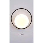 lampe murale moderne minimaliste noir doré éclairage chambre salon entrée étude