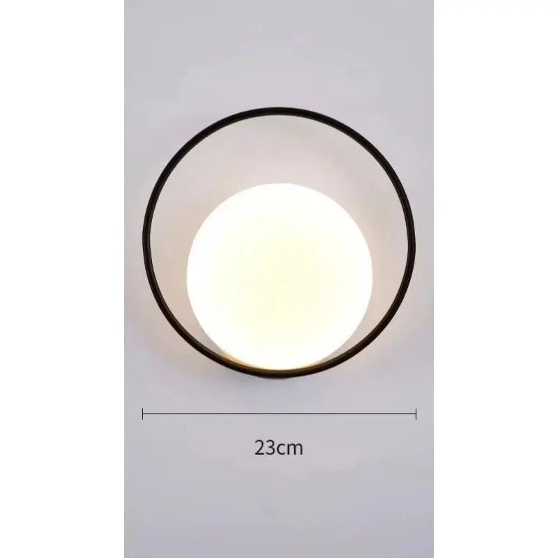 lampe murale moderne minimaliste noir doré éclairage chambre salon entrée étude