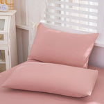 taies d'oreiller polyester non toxiques gris bleu blanc violet solides modernes hospitalières maison respectueuses