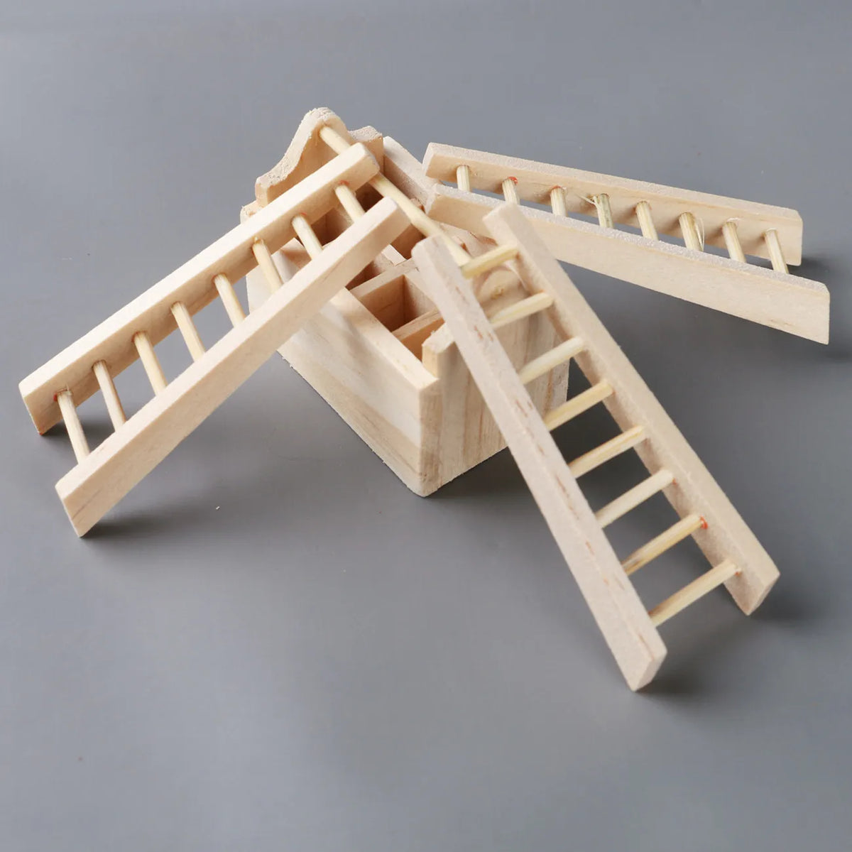 décoration intérieure miniature bois clair classique simple escalier paysage maison jardin fournitures