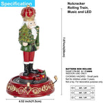 Figurine de collection casse-noisette rouge et vert