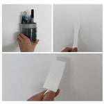 rubans adhésifs blancs rayures noires surface rugueuse moderne utilisation multiple 12 paires auto collantes