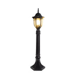 lampe sol led ip65 noir bronze texture métallique classique flux lumineux faible autonome