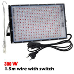 lampe croissance led full spectrum 50w 100w 200w 300w noir clips moderne
