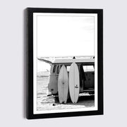 Cadre photo A4 13x18 cm noir avec affiche nordique toile peinture plage mer décoration murale moderne