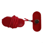 bracelet fitness cordelette aimant rouge moderne sportif pvc abs rétractable contrôle tactile
