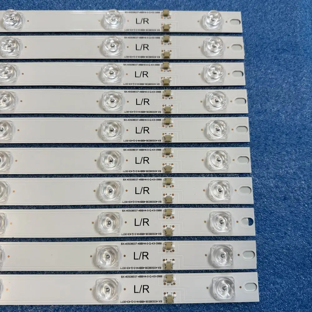 bande lumineuse led blanc moderne 10 pièces set technologie aluminium