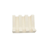 support savon silicone violet gris moderne egouttoir incline blanc vert bleu rose