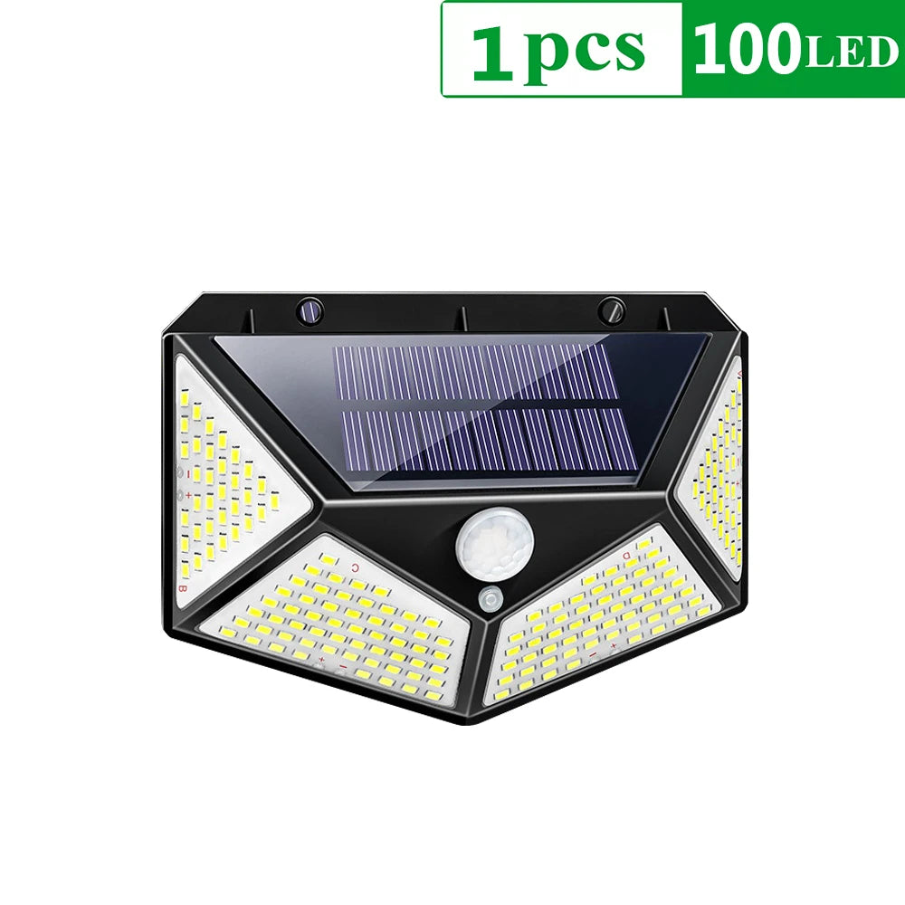 lumière solaire led moderne extérieure capteur mouvement panneau solaire clips noir bleu blanc