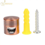 cache boulon vis fixation moderne noir cuivre doré argenté blanc lisses opaques