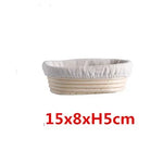 panier banneton rotin naturel fermentation pain toile intérieure beige clair classique