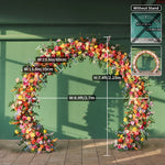 décoration mariage arches fleurs artificielles couleurs vives bouquet romantique extérieurintérieur