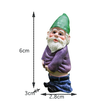 ornement gnome résine rouge vert bleu classique deco jardinextérieur statuenaine textureopacitéCHAUFFEURREMPLACER