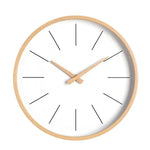 Horloge murale en bois design scandinave noir