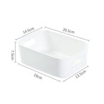 boîte rangement moderne poignées blanc beige bleu marine imperméable plastique
