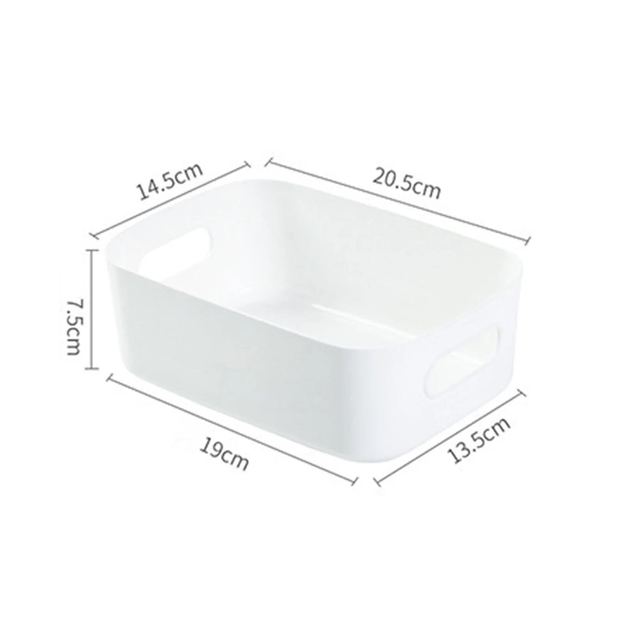 boîte rangement moderne poignées blanc beige bleu marine imperméable plastique