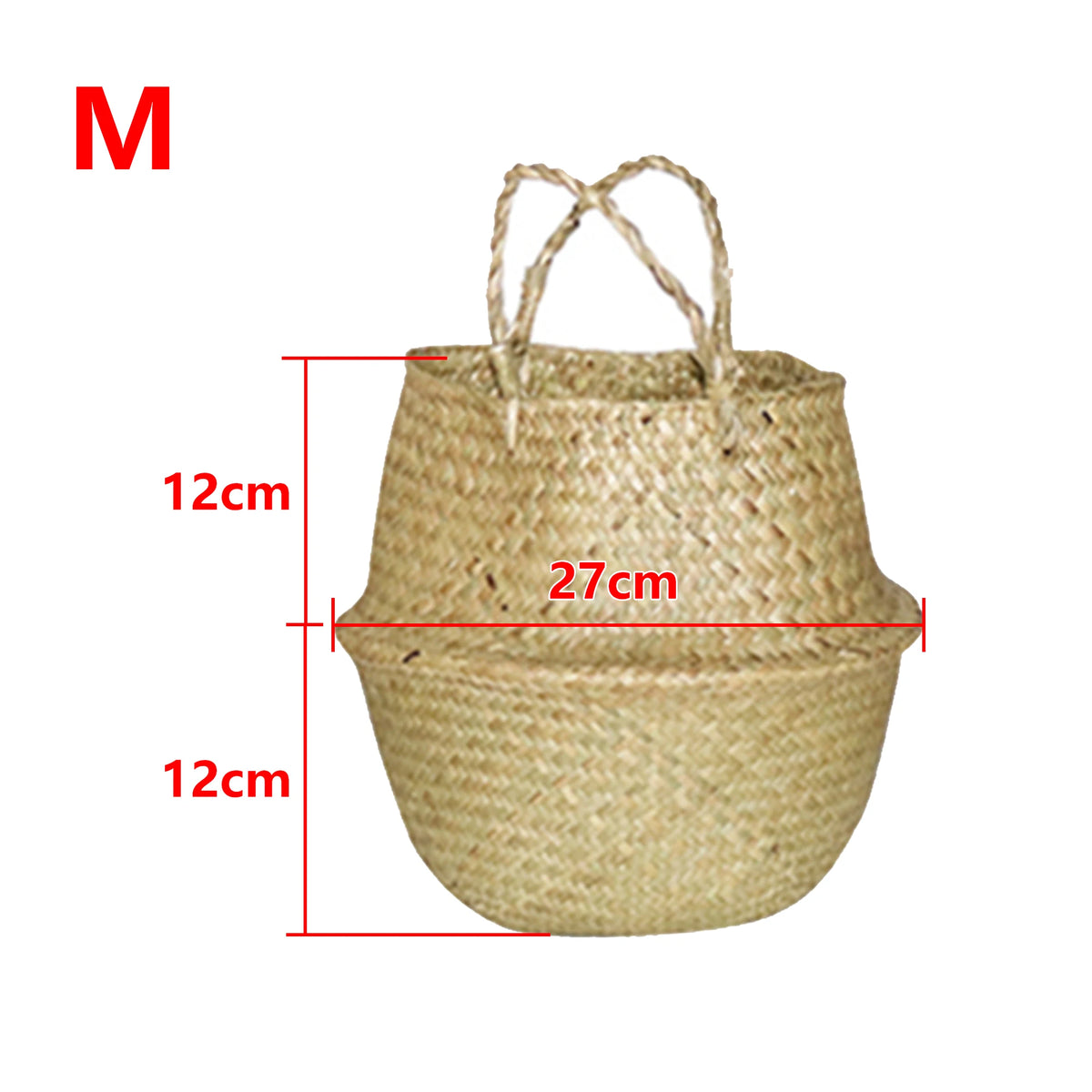 panier tissé fleurs naturel rouge vert orange motifs géométriques rustique.storage ecofriendly