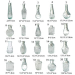 vase transparent gravé classique décoration intérieure plante hydroponique maison festive