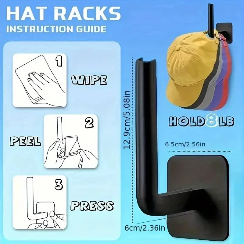 supports muraux adhésifs chapeaux tasses rouleaux papier toilette moderne minimaliste différentes couleurs transparents