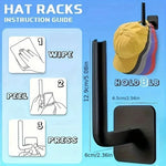 supports muraux adhésifs chapeaux tasses rouleaux papier toilette moderne minimaliste différentes couleurs transparents