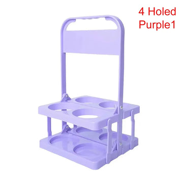 support bouteilles pliable moderne compartiments vert noir rouge bleu rose jaune violet plastique lisse