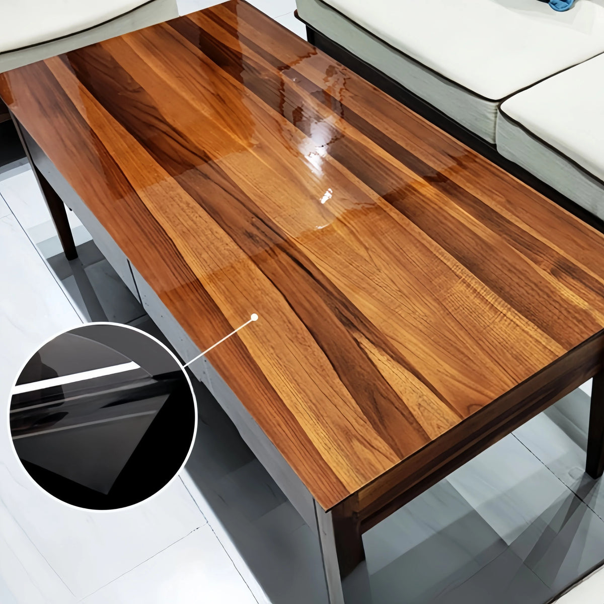 film protection meubles transparent adhésif durable brillant tables canapés surfaces modernes