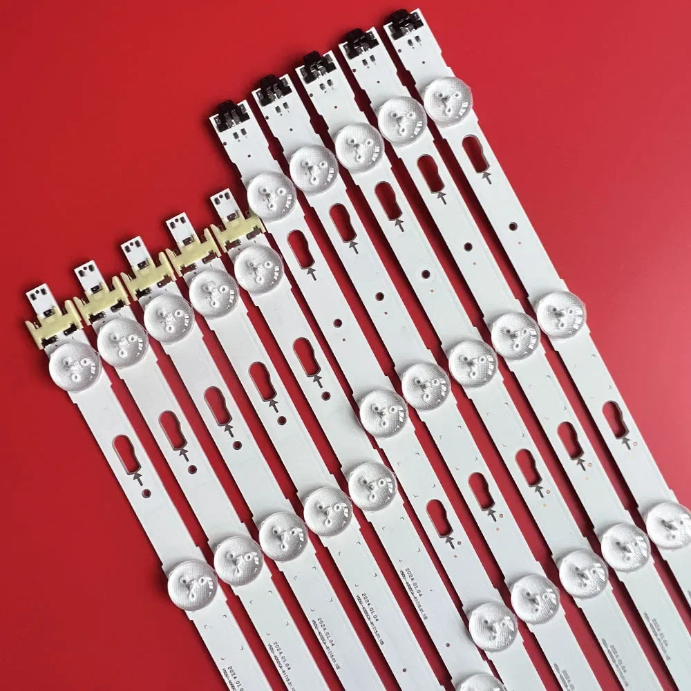 bande led rétro éclairage blanc moderne clips 813mm 105 leds 3v