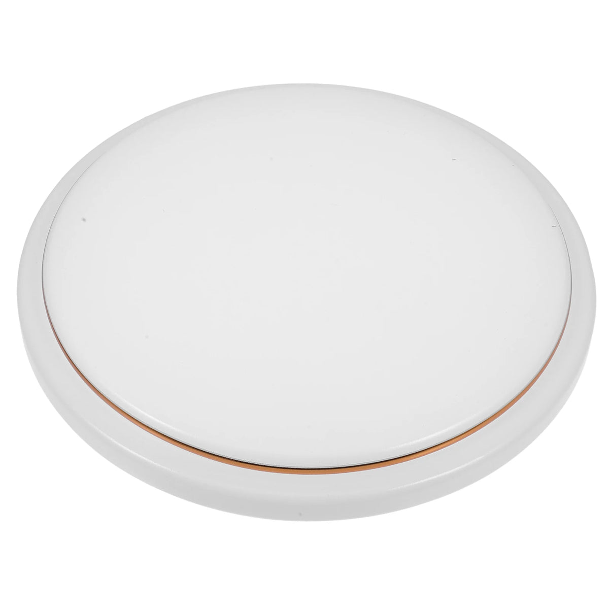 luminaire encastré moderne plaque blanche ronde minimaliste 25x4cm chambre salon