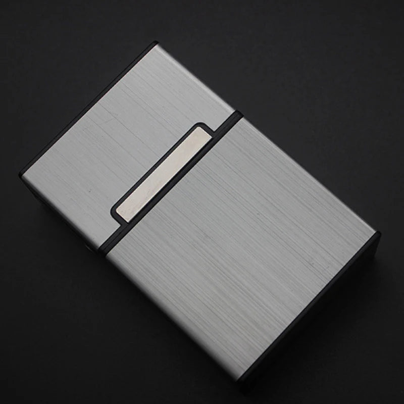 boîte rangement réutilisable métal aluminium moderne rectangle noir argent rose doré bleu respectueux environnement