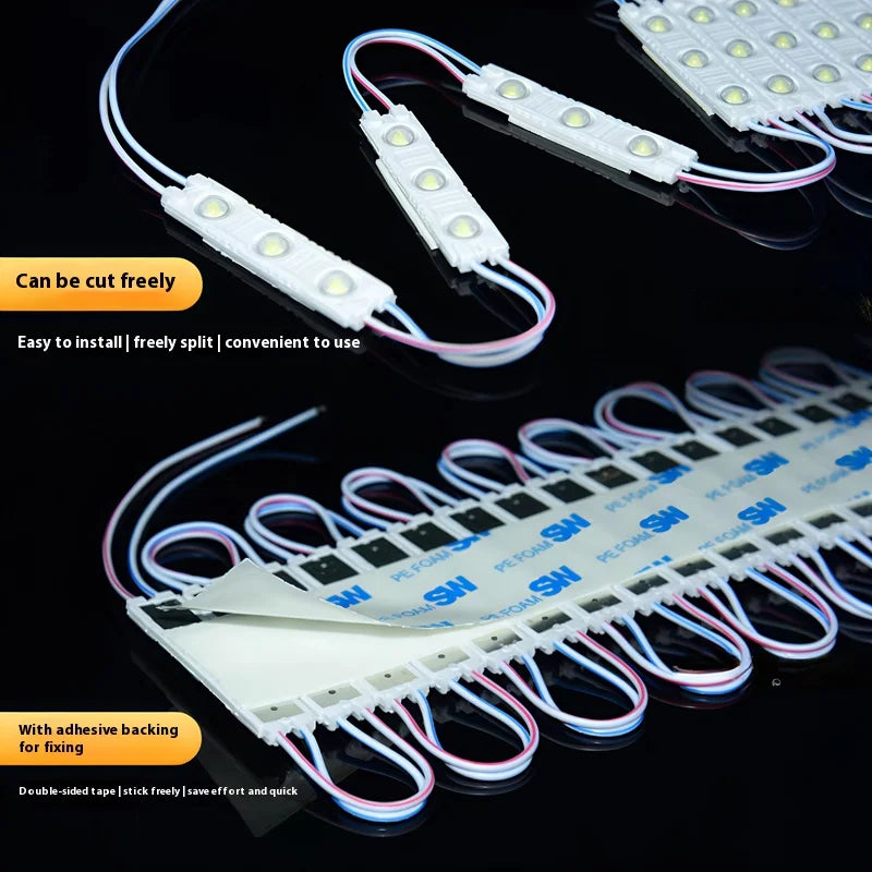 bande lumineuse led blanc moderne adhésive waterproof haute luminosité 12v 60lm 61mm
