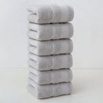 serviettes coton absorbantes 30x60cm noir blanc beige rose bleu unies modernes