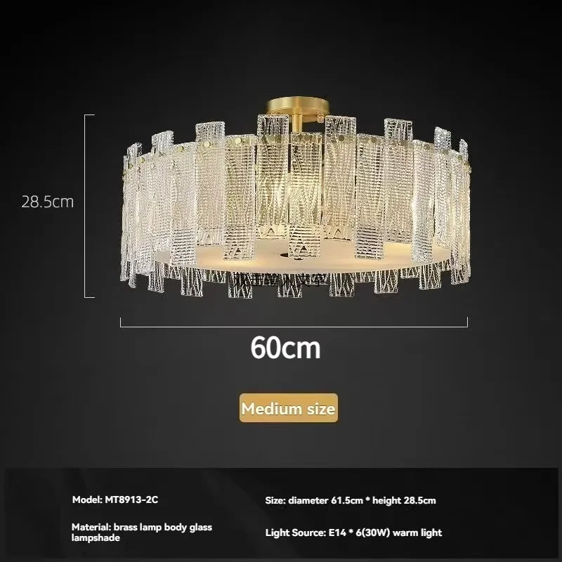 lustre suspension cristal moderne doré strass transparent cuisine salle manger salon