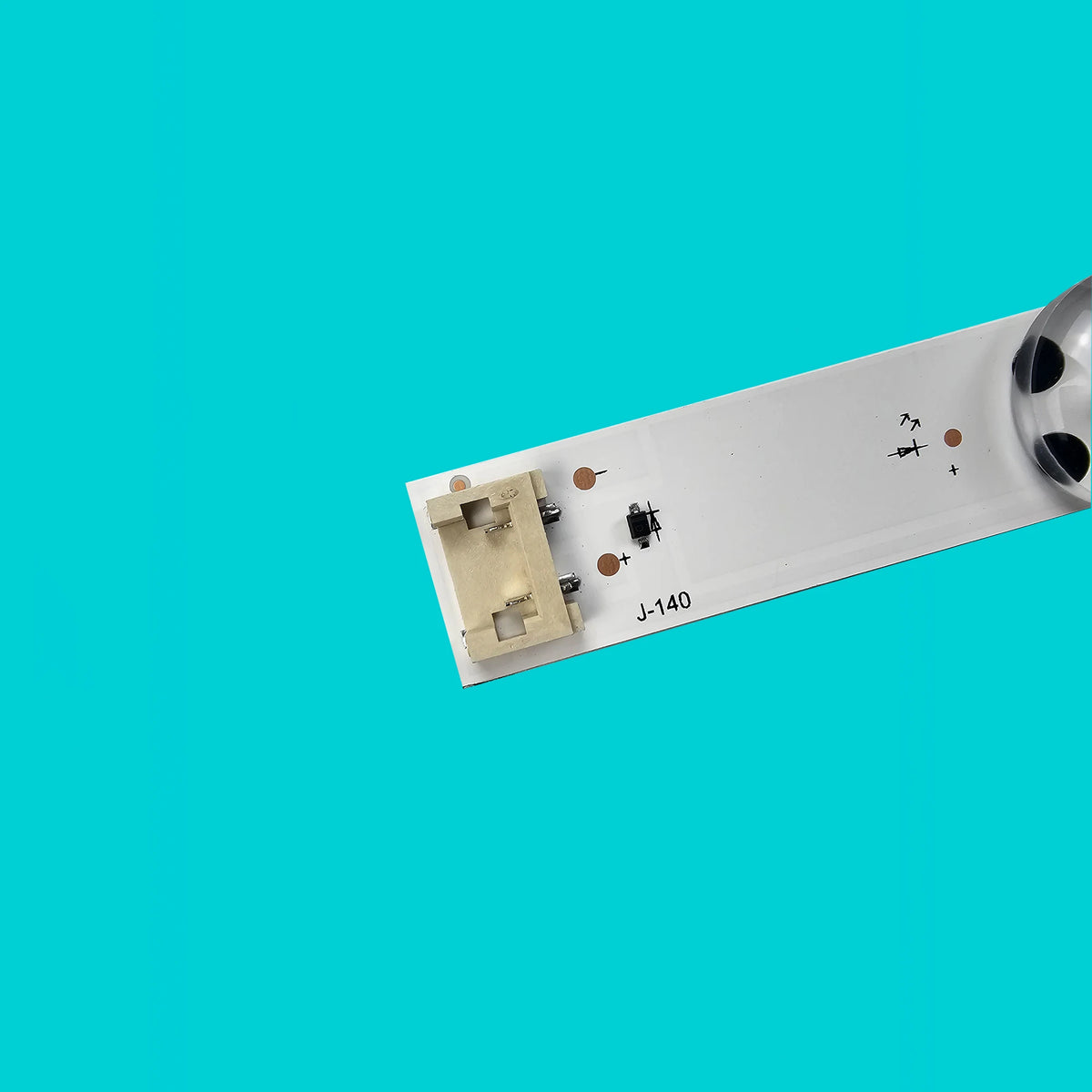 bande lumineuse led blanc bleu moderne adhésif connecteur boutons symboles téléviseur remplacement réparation 15pcs