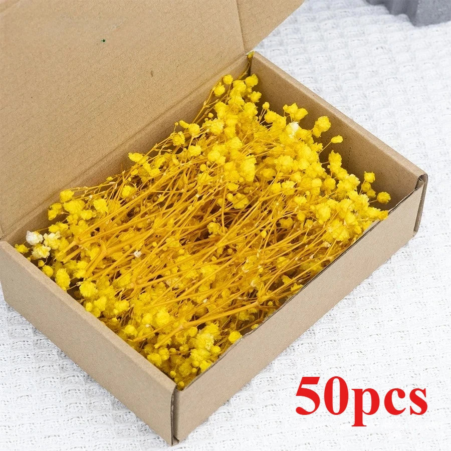 fleurs séchées bouquets multicolore violet orange rouge naturel rustique décoration maison artisanat diysortie