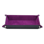 boîte rangement pliable velours moderne violet bleu vert rouge noir articles divers