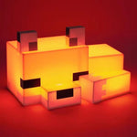 lampe table moderne orange pixel art veilleuse atmosphérique enfant chambre salon 12v