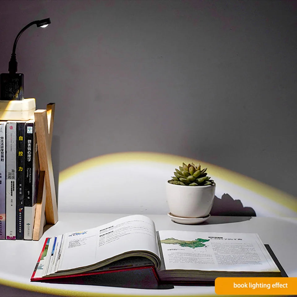lampe led flexible veilleuse star forme toujours allumée couleur noir moderne fixations câble usb