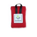 couverture poche rouge bleu pratique compacte imperméable pliante légère plage camping