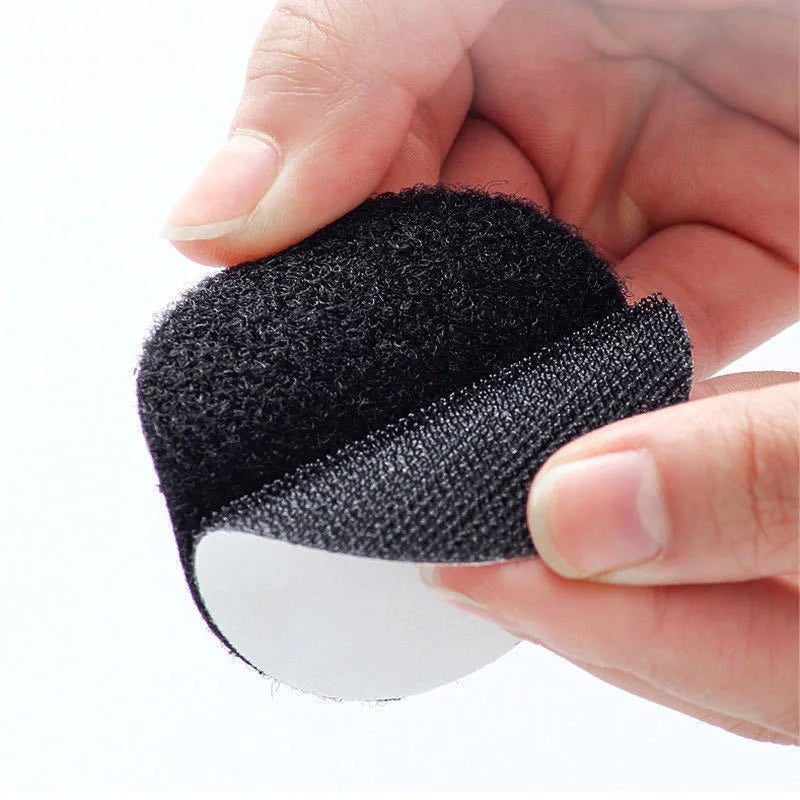 élastiques adhésifs auto collants noir blanc texture velcro pratique utilitaire écologiques polyesters nylon