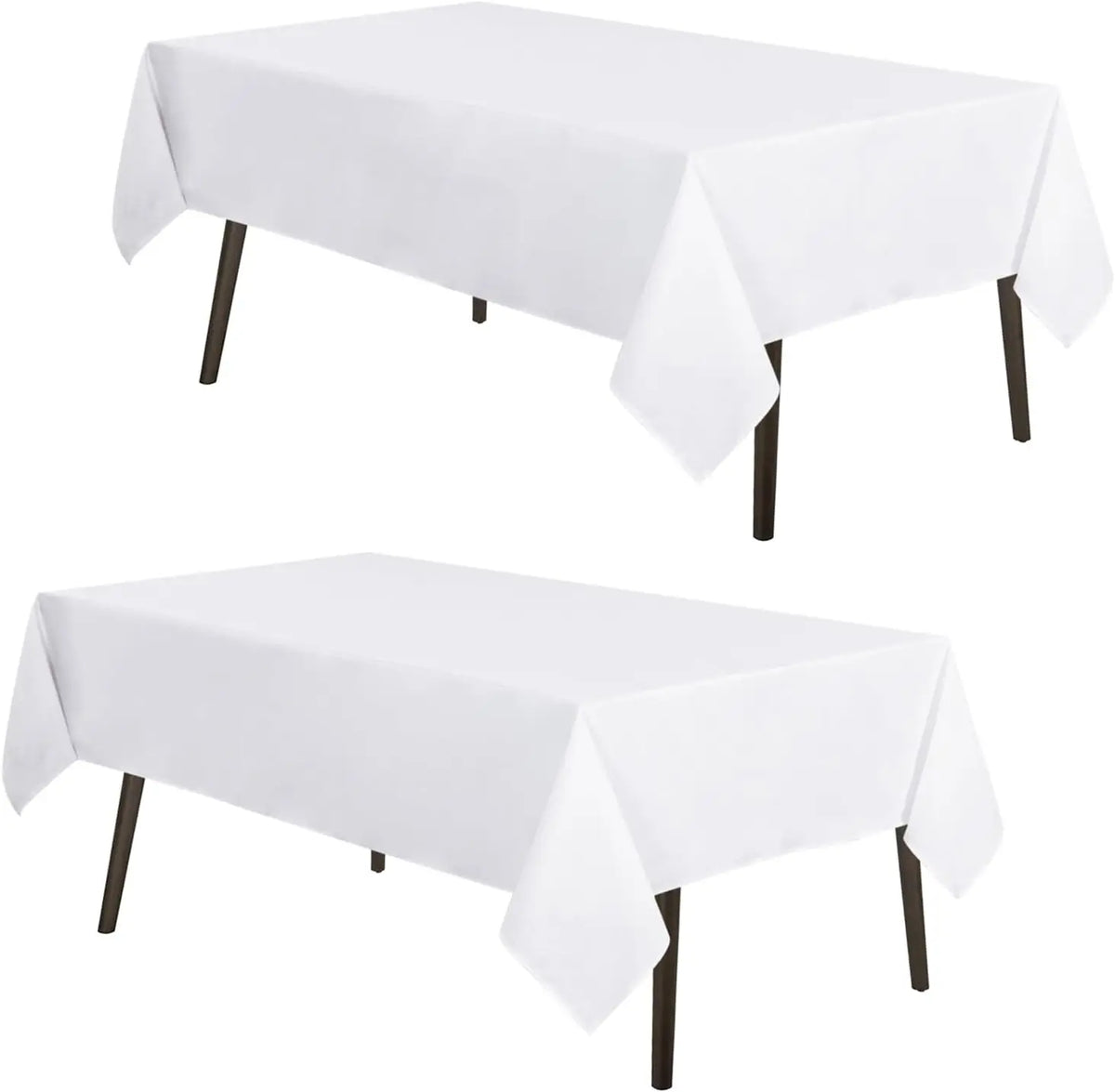 nappe blanche polyester imperméable table moderne fête noël pâques mariage