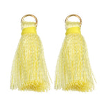 pompons franges polyester multicolores anneau métallique vêtements rideaux décoratifs textiles maison bricolage bijoux pendentifs