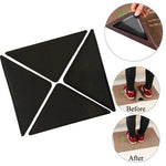 autocollants antidérapants tapis noir perforé adhésifs salle bain réutilisables pièces moderne