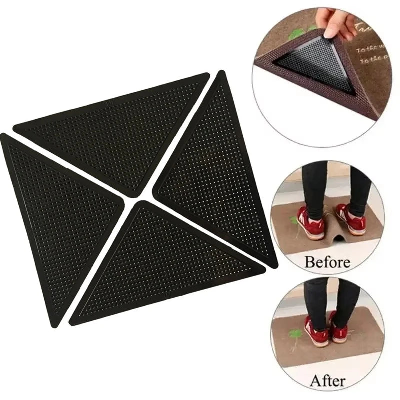 autocollants antidérapants tapis noir perforé adhésifs salle bain réutilisables pièces moderne